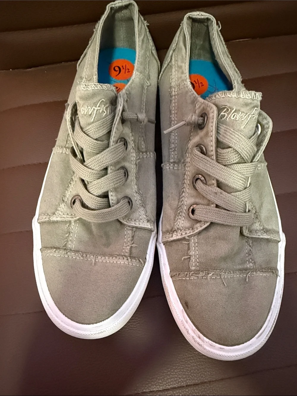 Blowfish Canvas Low-Top Sneakers with White Soles - Worn Once